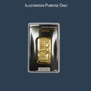 Fresh Argor Heraeus Gold Bar 100g / Never pre-owned!! 