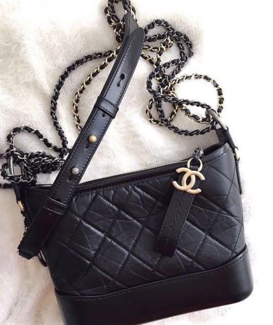 Full Set] 🖤Chanel Gabrielle Hobo Small, Luxury, Bags & Wallets on Carousell