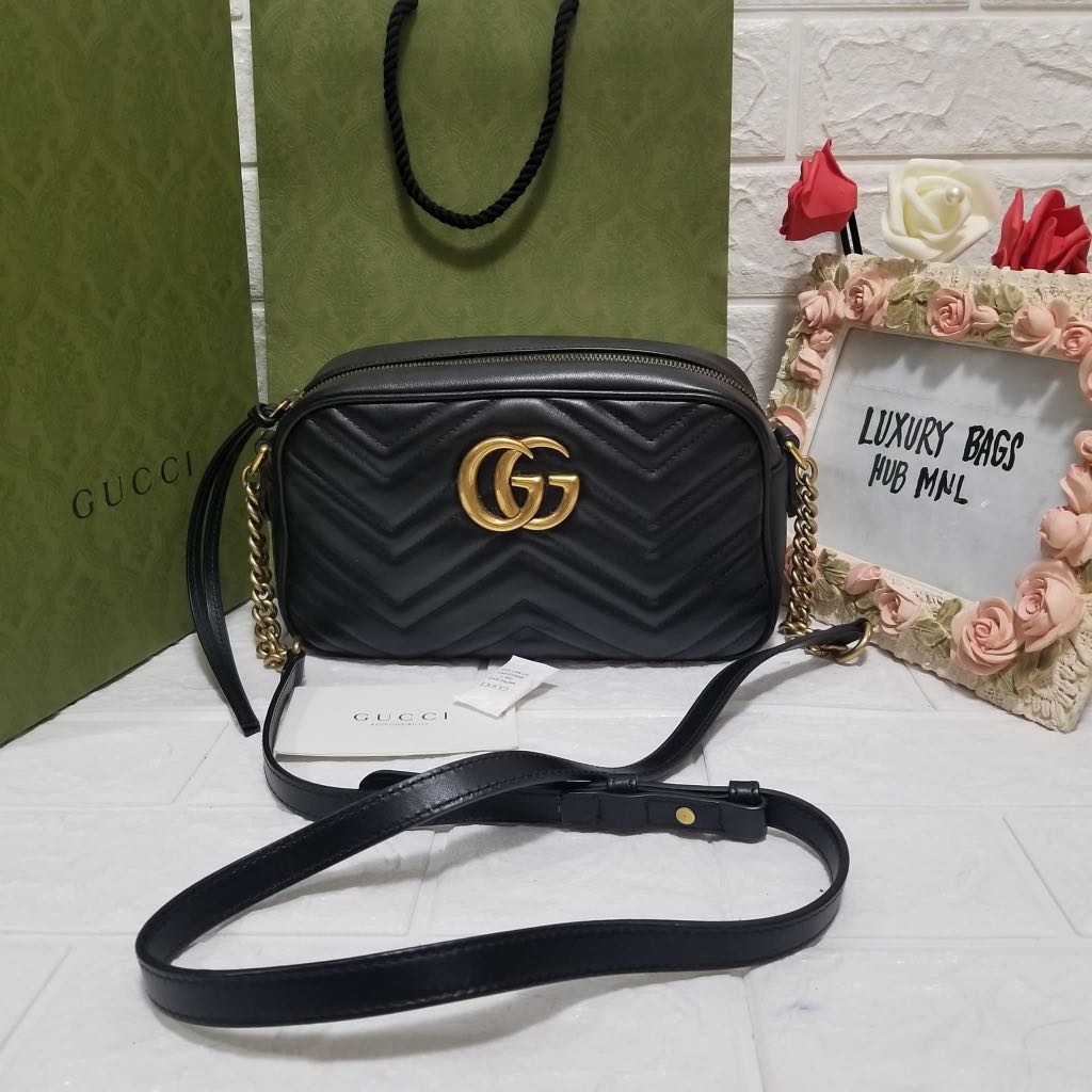 GUCCI small size camera bag, Luxury, Bags & Wallets on Carousell