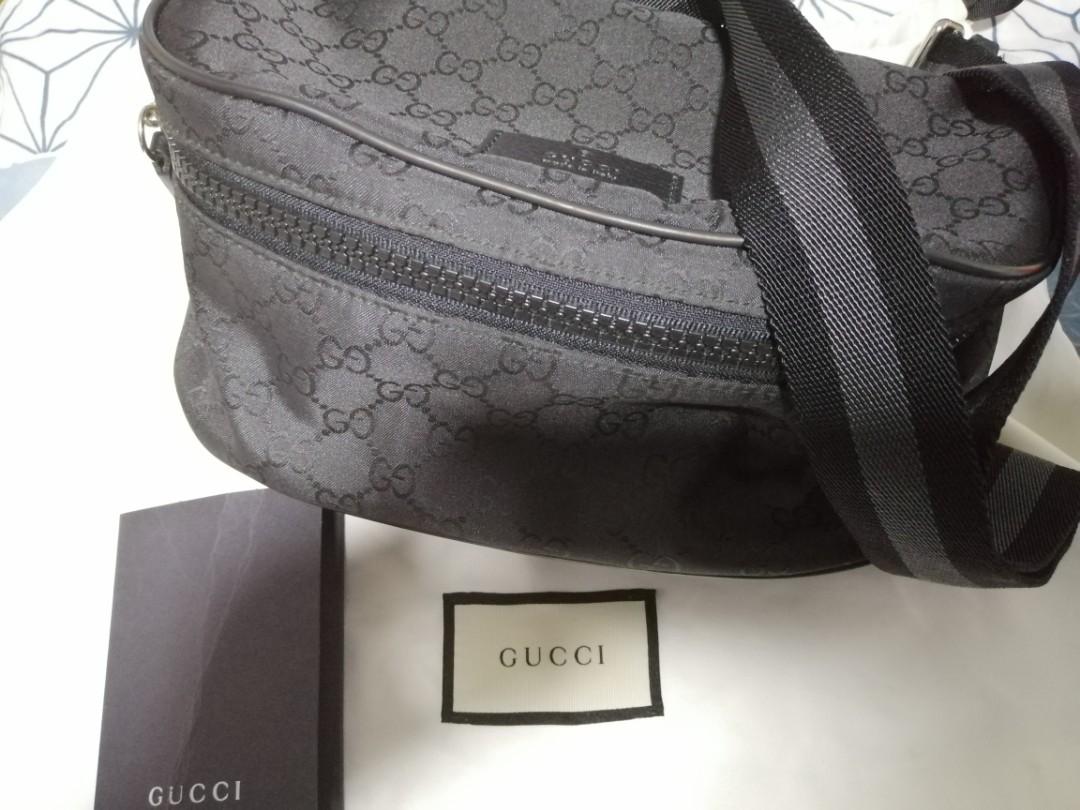 Gucci guccissima nylon belt bag