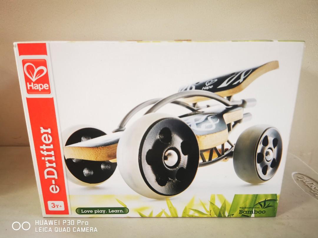 Hape E Drifter (Category: Educational & Learning Toys) located in Paranaque City. Submitted by toyetick (Listing ID 1130321018, Image 2). Description: Brand new, authentic Hape. Made of bamboo..