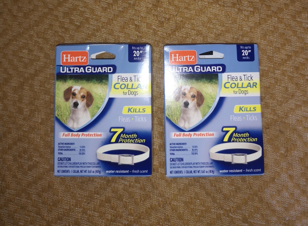 Hartz Ultra Guard Flea & Tick Dog Collars x 2, Pet Supplies, Health