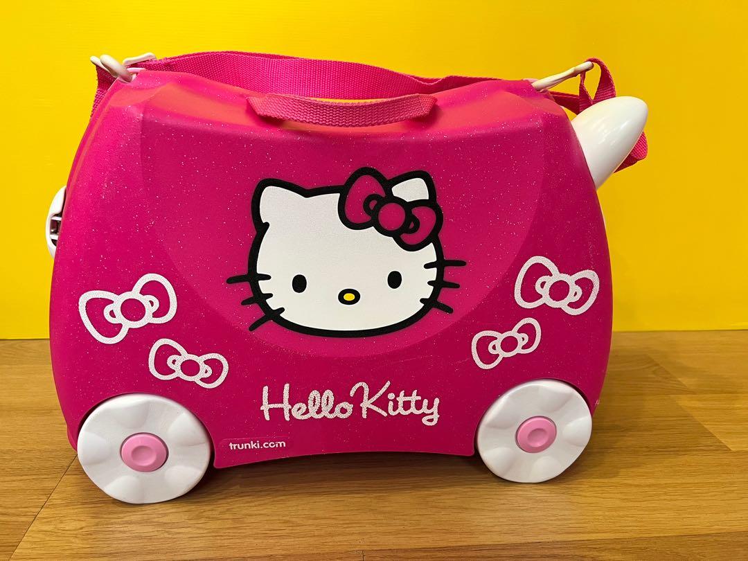 HELLO KITTY / Pink RideOn Luggage TRUNKI, Babies & Kids, Going Out