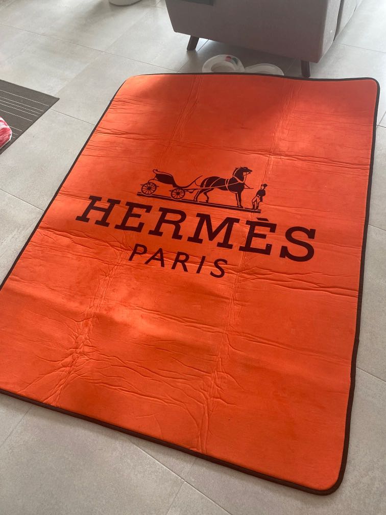 hermes floor mat