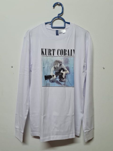 H\u0026M Kurt Cobain Nirvana T-Shirt, Men's 