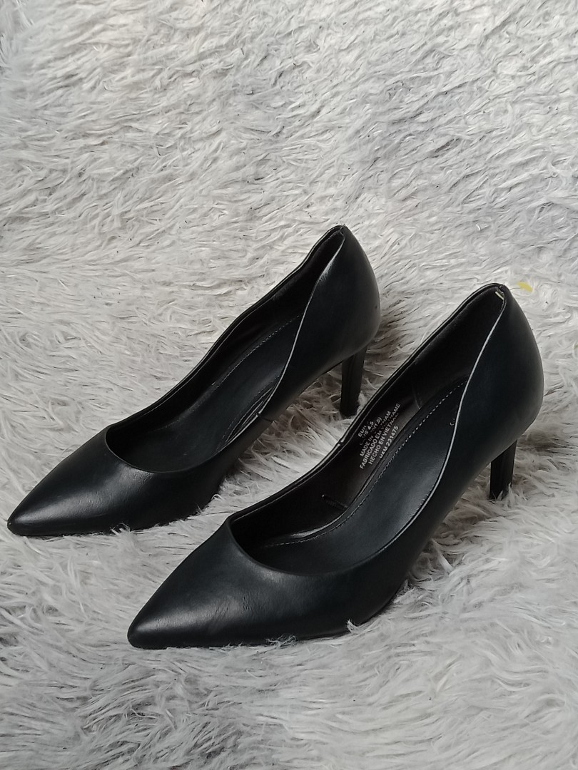 3 inch shop black stilettos