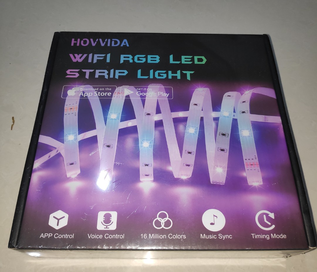 Hovvida WiFi RGB LED STRIP LIGHT, Furniture & Home Living