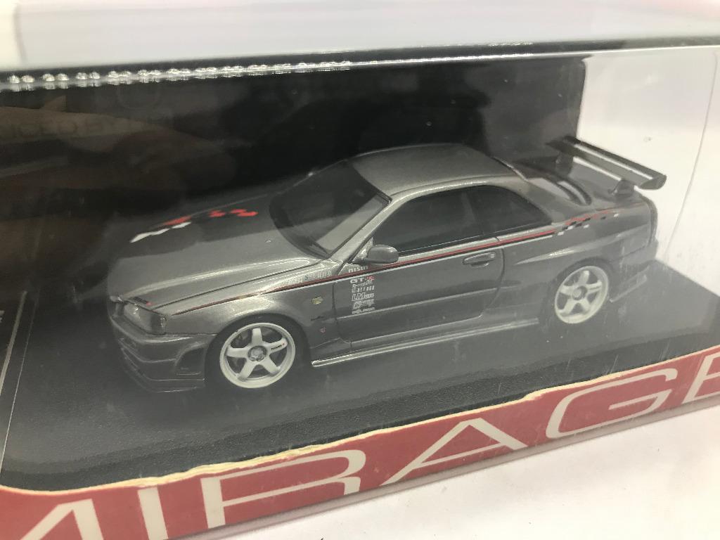 HPI 1:43 Nismo R34 GT-R S-tune Athlete Silver 8378, 興趣及遊戲
