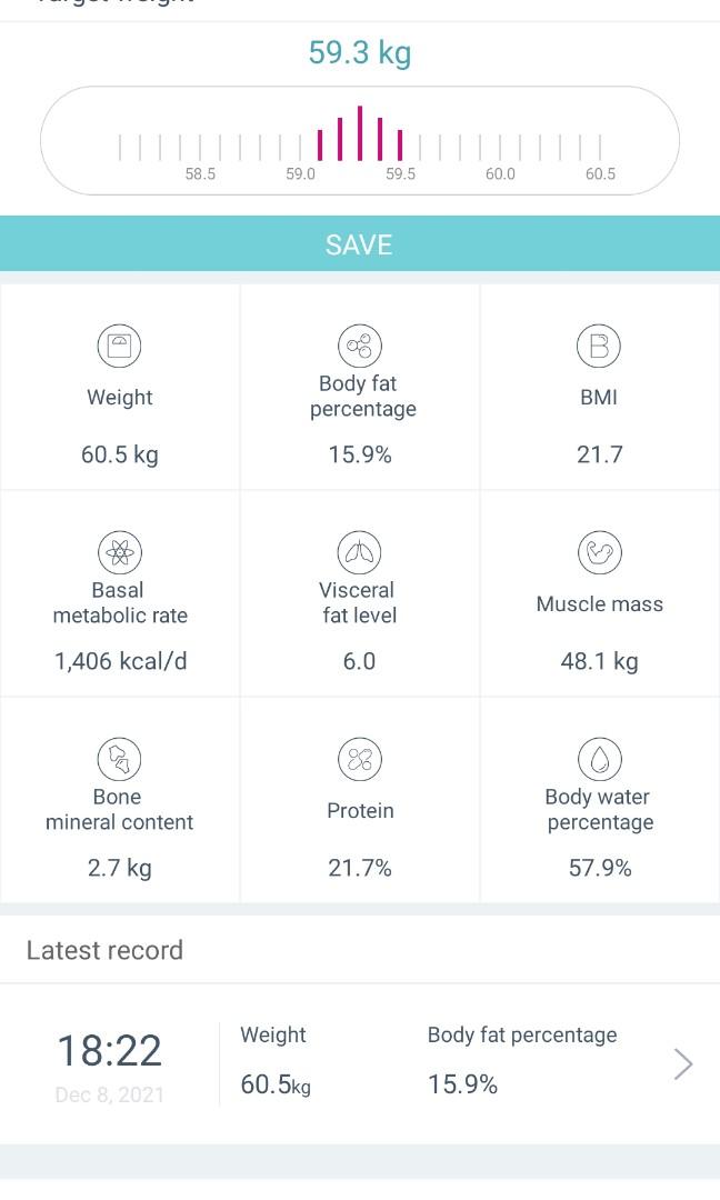 Huawei Body Fat Scale, Furniture & Home Living, Bathroom & Kitchen