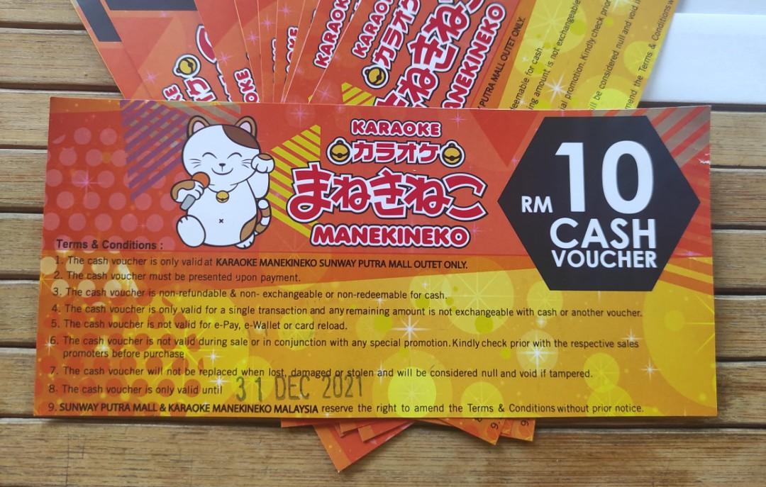 Hush Puppies Voucher,Karaoke Manekineko,TwennyFirst Digital Voucher