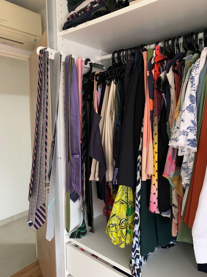 IKEA PAX Wardrobe (sliding doors, 2m length), Furniture & Home Living