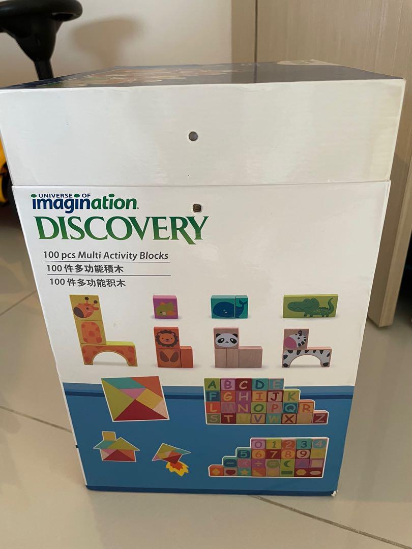 Imaginarium Discovery 100pcs Multiactivity Wooden Blocks Set, Hobbies