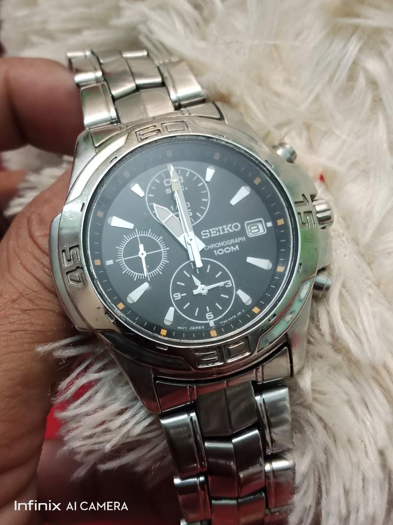 Jam seiko chronograph best sale original