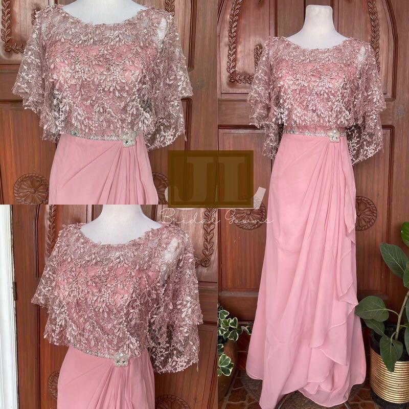Old rose dress for ninang 2025