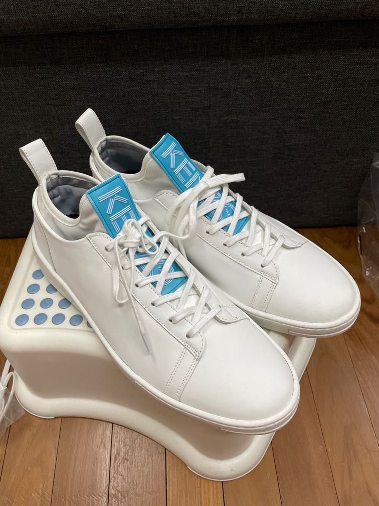 Kenzo white leather sneakers Men s Fashion Footwear Sneakers on