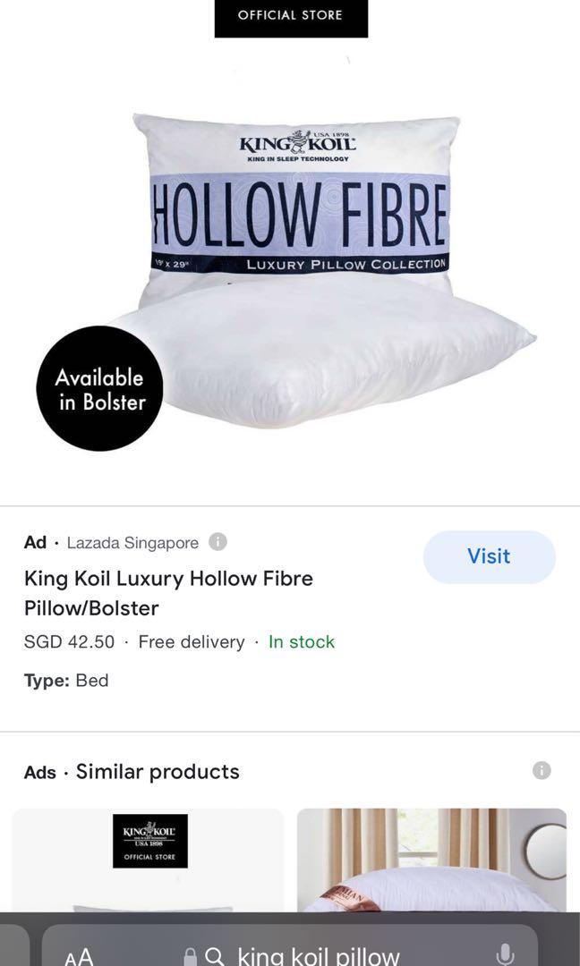 king koil pillow size