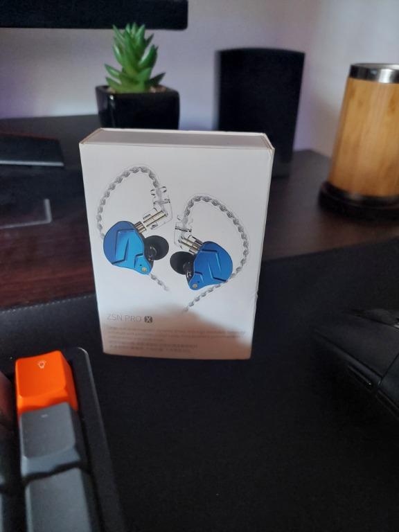 KZ ZSN Pro X Hybrid 1BA 1DD HIFI Bass In Ear Earphone CCA Blon