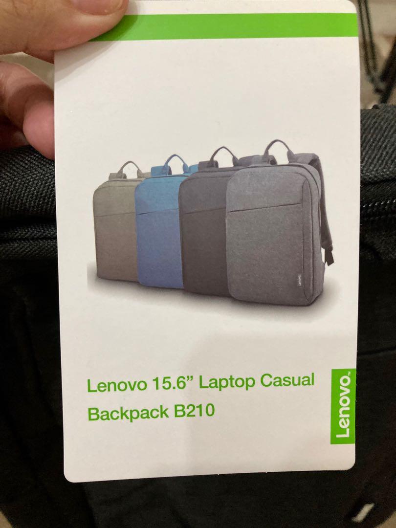 LENOVO 15.6” INCH LAPTOP BACKPACK B210 (GREY), Men's Fashion, Bags
