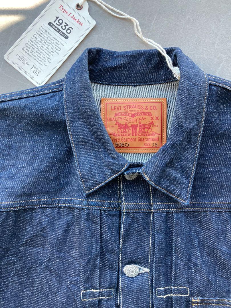 Levis LVC Vintage Clothing 506XX Type I Big E 美國製造The Real