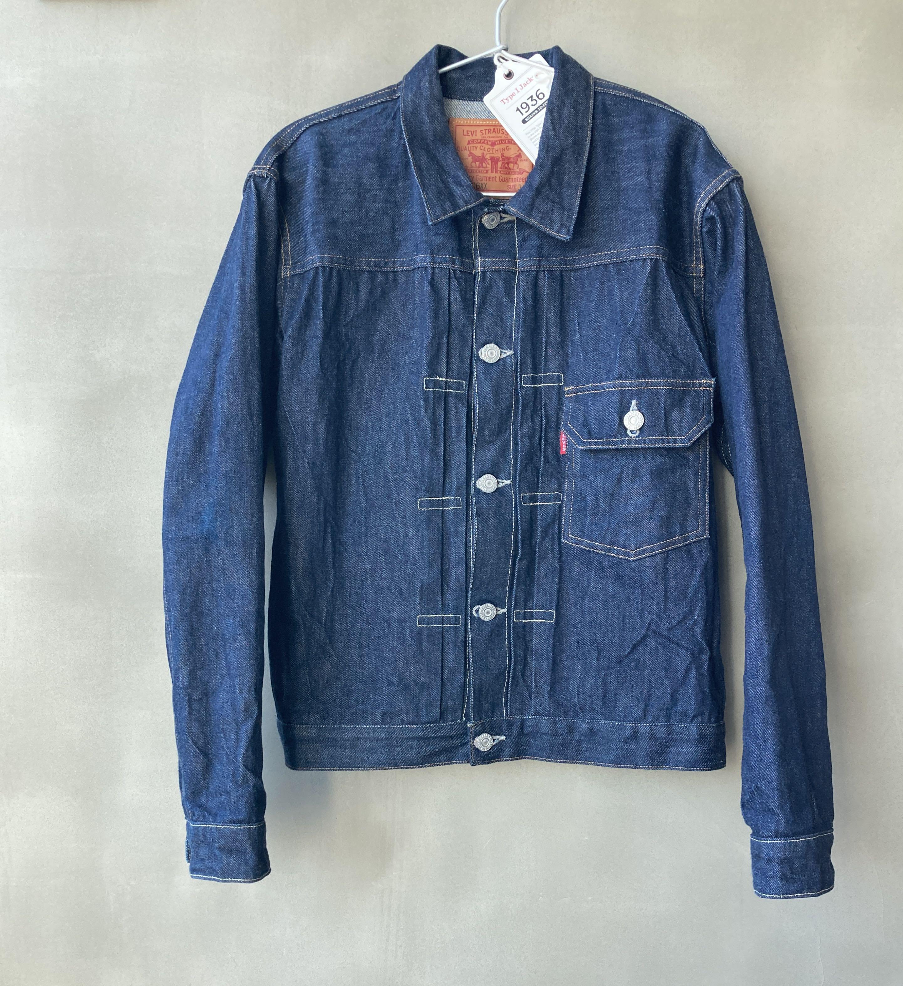 Levis LVC Vintage Clothing 506XX Type I Big E 美國製造The Real 