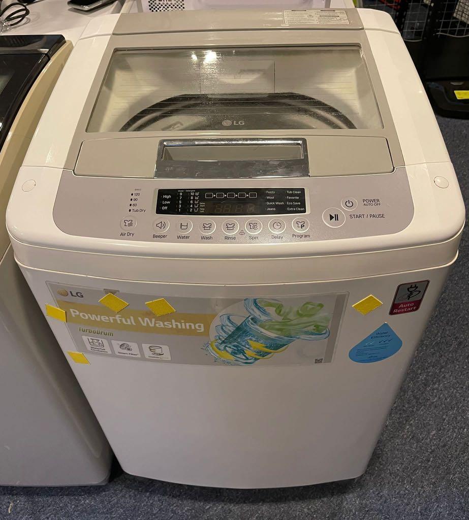 LG 10kg, Turbo Drum Top Load Washing Machine, TV & Home Appliances