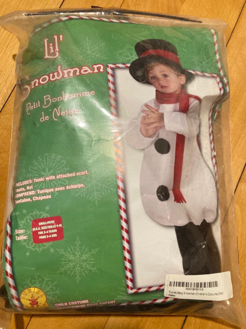 Lil Snowman Costume For Christmas Kids 兒童 孕婦用品 嬰兒及小童流行時尚 Carousell