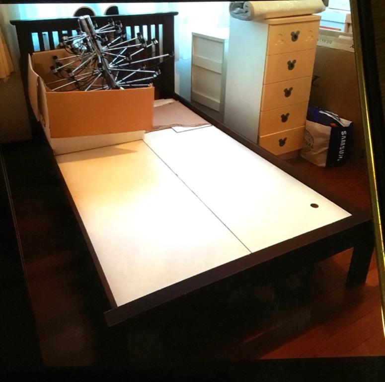 Lovely Picket and Rail Single bed frame, Furniture & Home Living