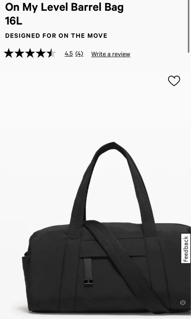 On my level barrel bag outlet
