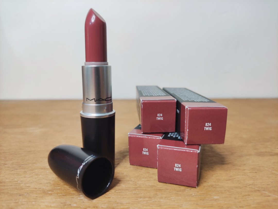 Mac Satin Lipstick Twig 3G (Full Size), Beauty & Personal Care, Face,  Makeup On Carousell