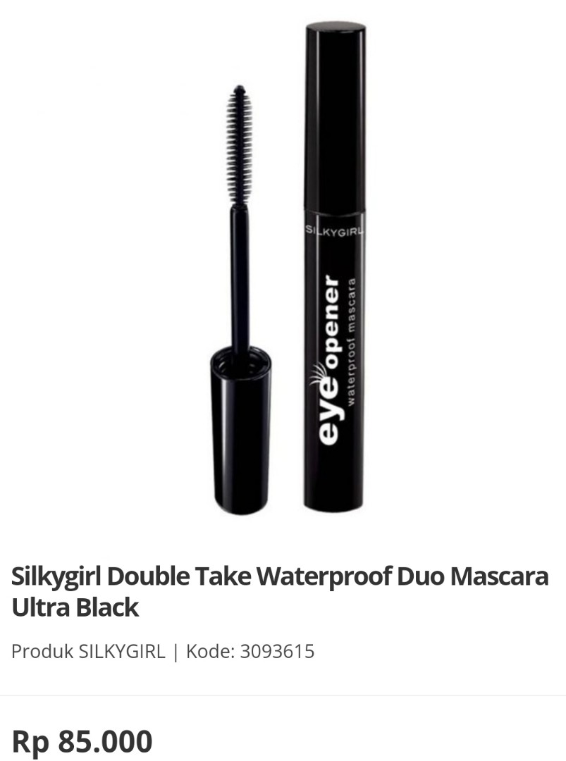 Mascara eye opener silky girl original, Kesehatan & Kecantikan, Rias