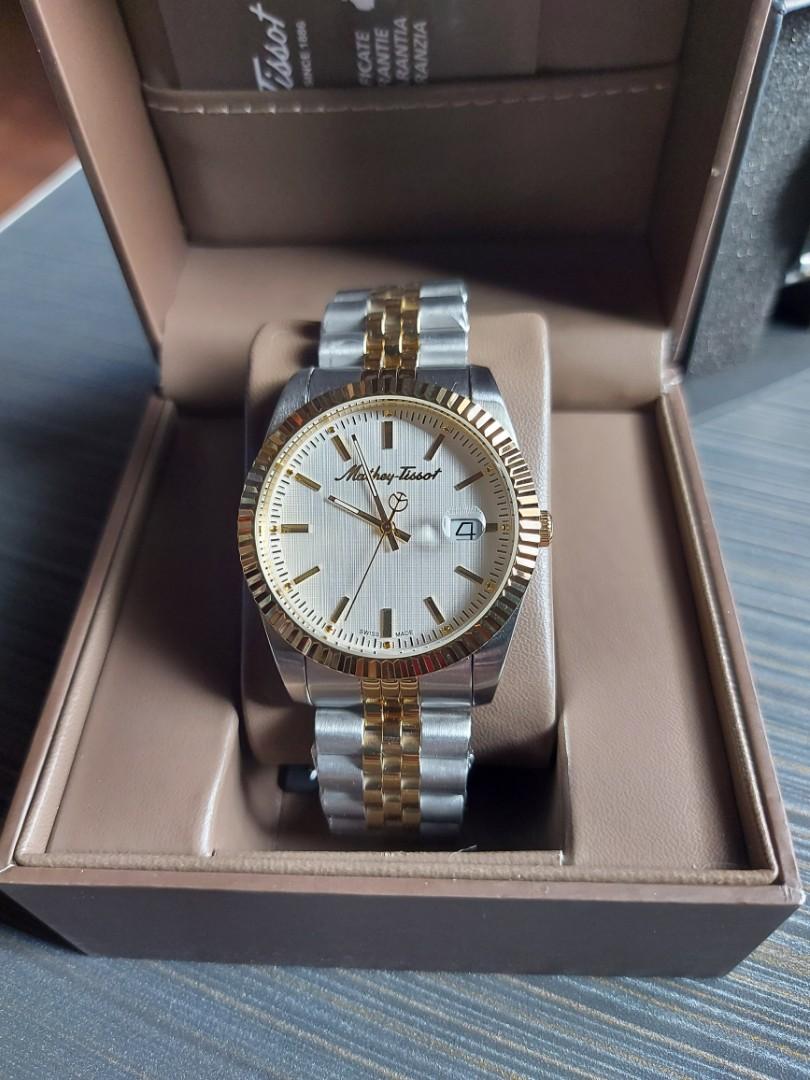 Mathey Tissot Mathey III Quartz Silver Dial Men s Watch H810BI