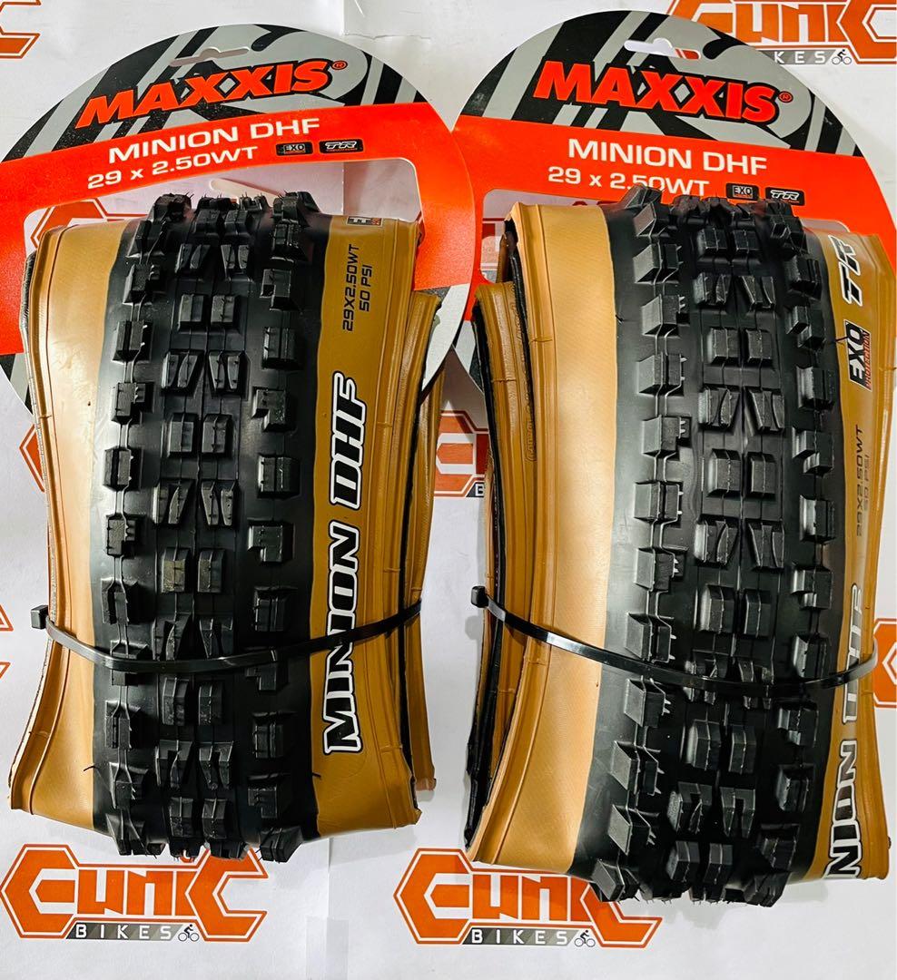 Maxxis Minion DHF 29 x 2.5 EXO TR Skinwall Sports Equipment