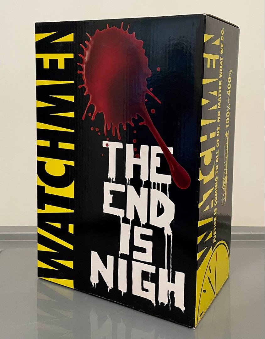 Bearbrick 400% + 100% Watchmen - Medicom Toy - Comme Neuf (exposé)