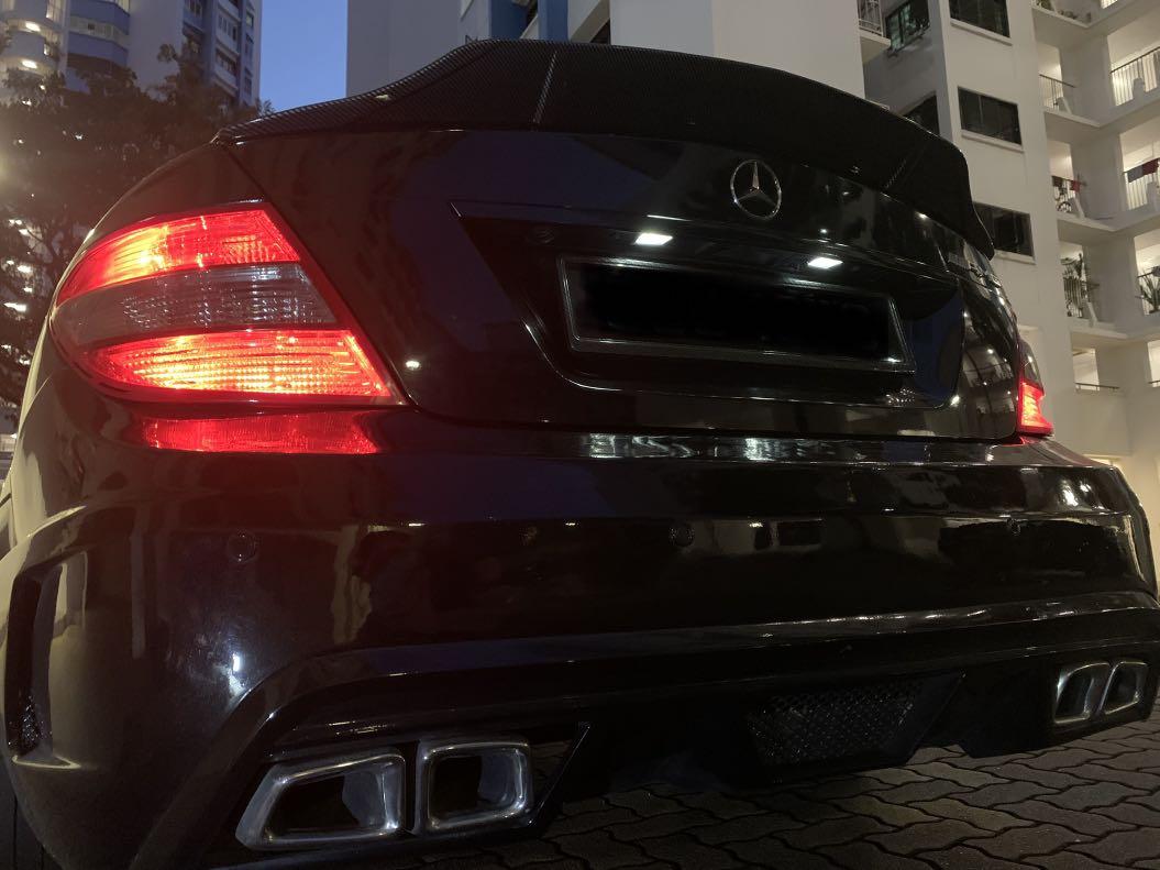 Mercedes W204 C180 C200 W212 E200 E250 License Plate White LED Light