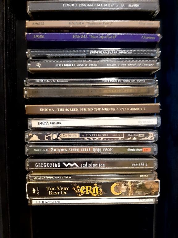 CD Storage Towers (Wooden) with Roller Shutters, Hobbies & Toys, Music