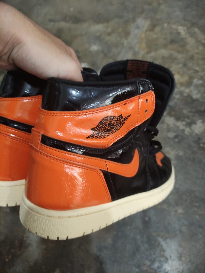 high shattered backboard