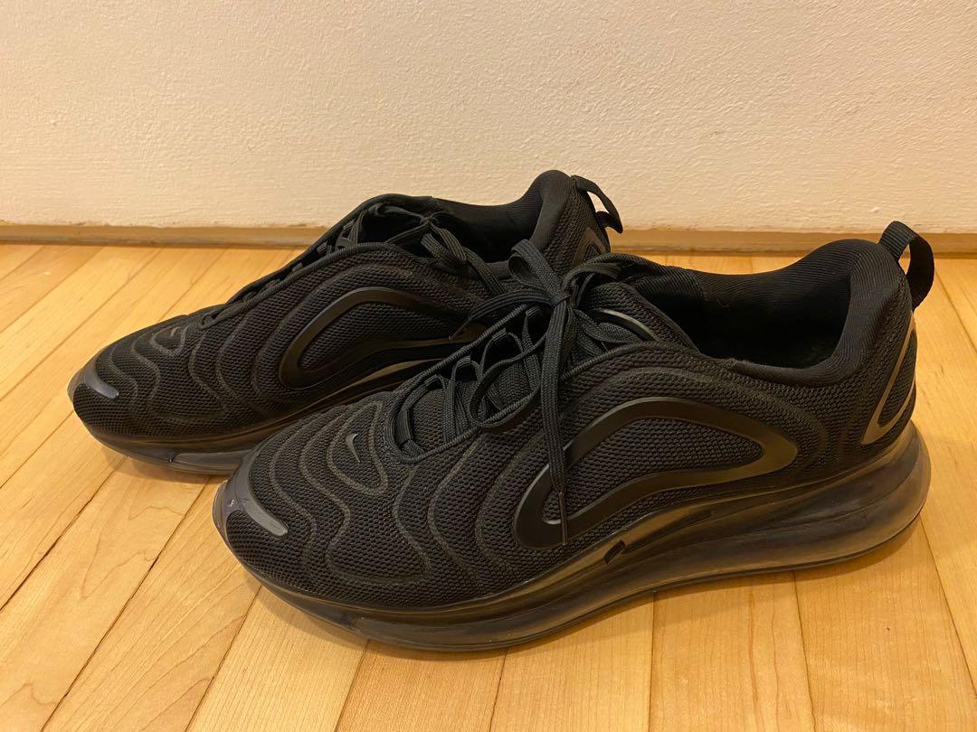 Nike air max 360 triple black deals