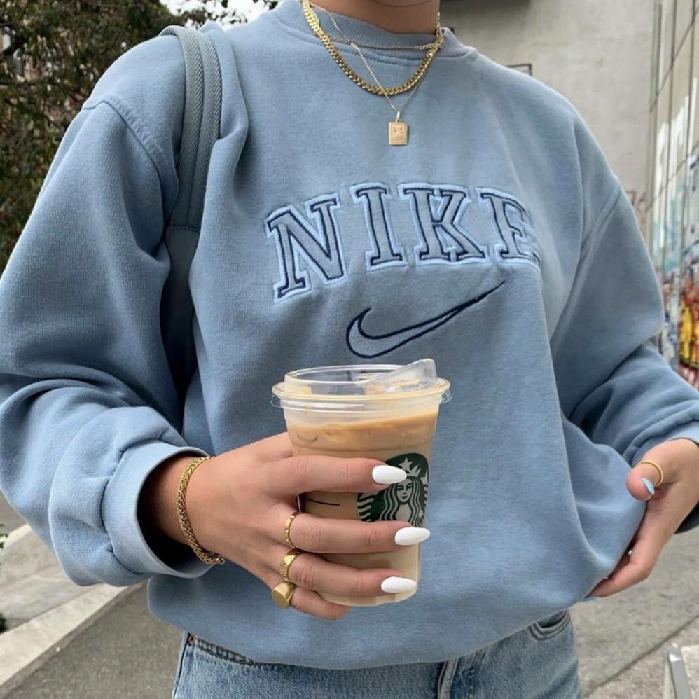 Nike vintage spell out sweatshirt discount