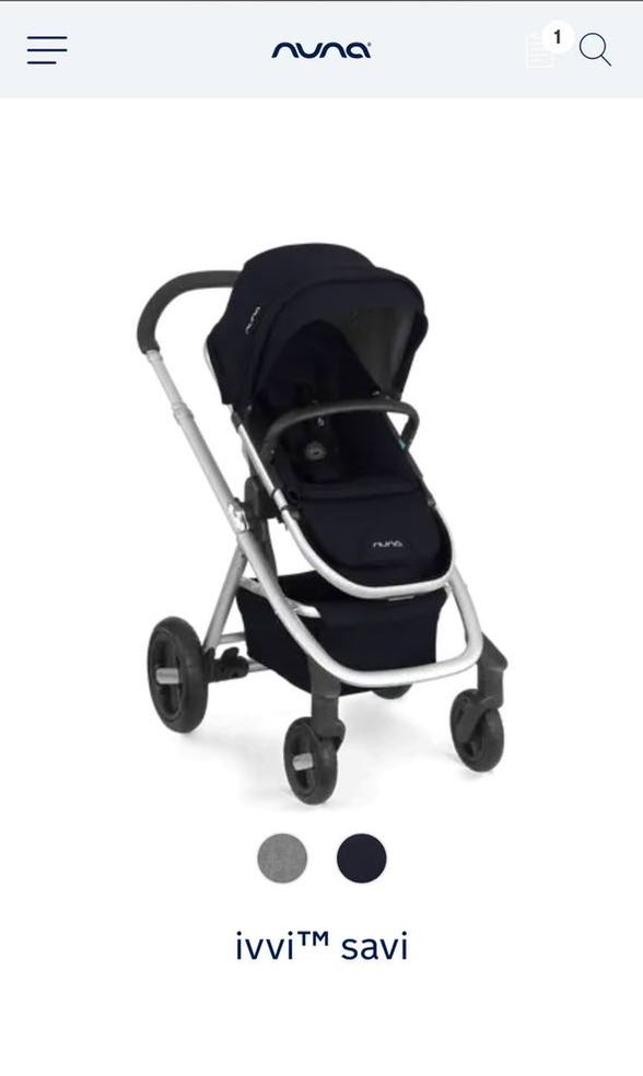 NUNA IVVI TOTL Stroller Babies Kids Going Out Strollers on