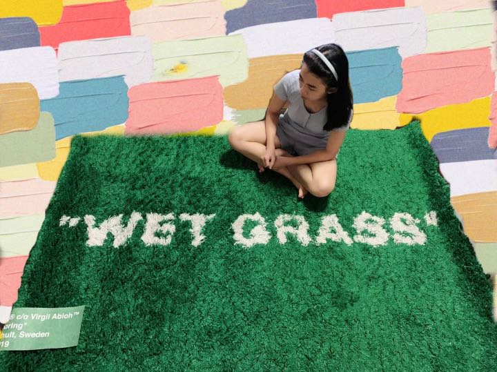 Off white hot sale ikea mat