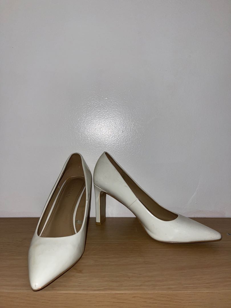 Parisian White Heels, Women's Fashion, Footwear, Heels on Carousell