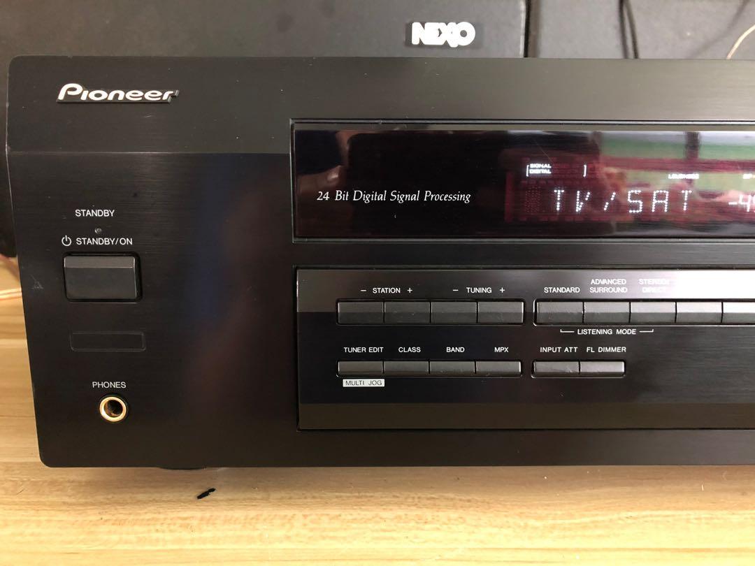 Pioneer VSXD411 Dolby Digital Pro Logic II 5.1 Ch Surround Sound A/V Receiver 100wpc, Audio