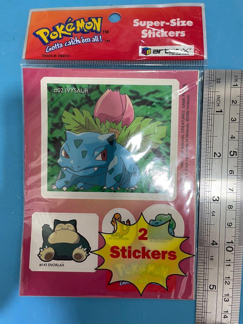 Pokemon Center 2021 Pikachu 4 Size Sticker Sheet