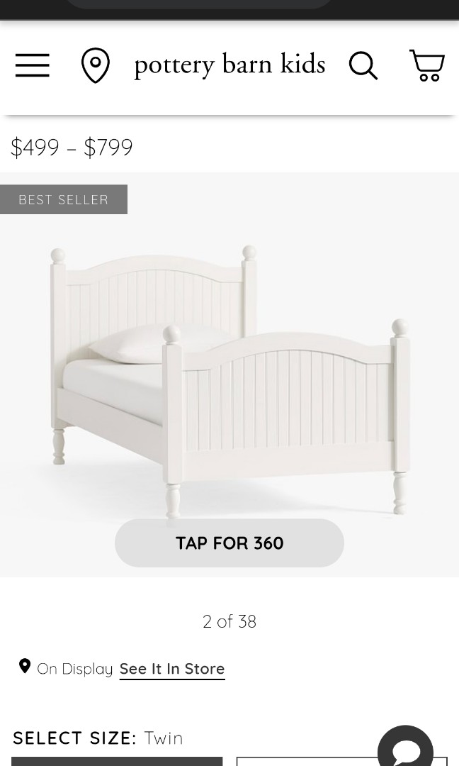 Pottery Barn Kids Bed Mattress And, Pottery Barn Catalina Twin Bed