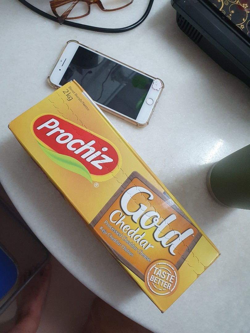 Prochiz Cheddar Cheese HALAL 2kg, Food & Drinks, Chilled & Frozen Food