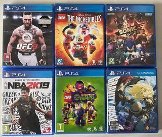 PS4 Games for Sale! $12 each or get all at $55