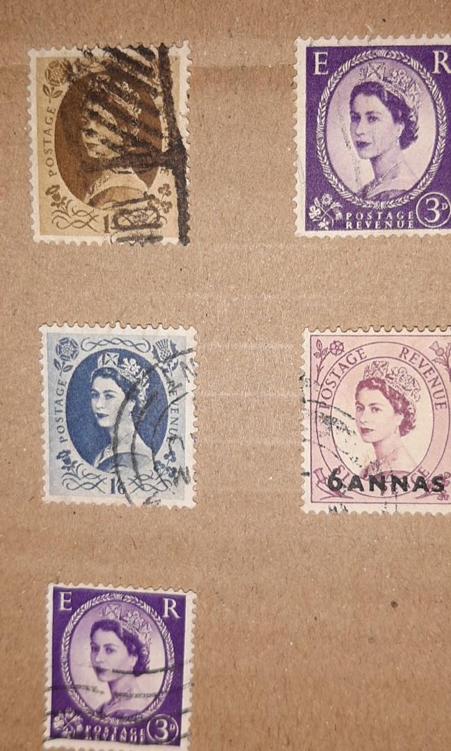 Queen Elizabeth Postage Revenue Stamp, Hobbies & Toys, Collectibles