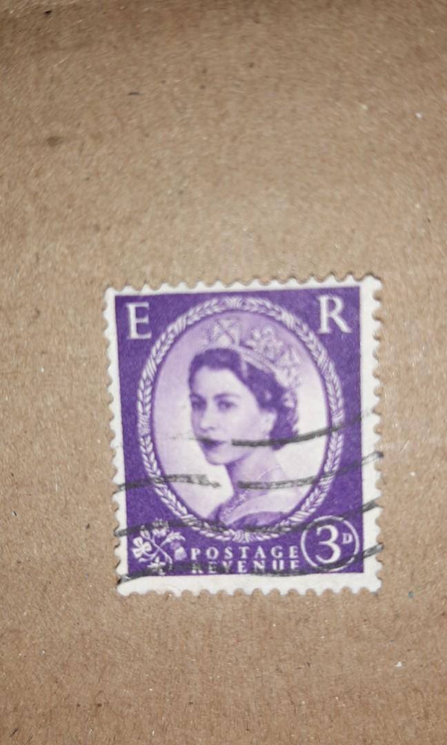Queen Elizabeth Postage Revenue Stamp, Hobbies & Toys, Collectibles