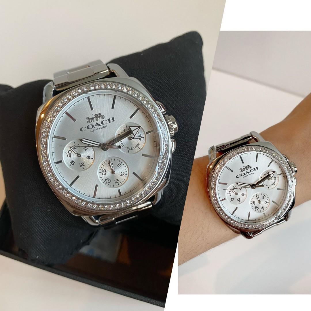 READY STOCK COACH 14503129 STRAP STAINLESS 38MM