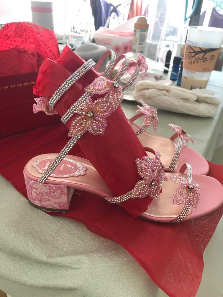 Rene caovilla flower best sale sandal